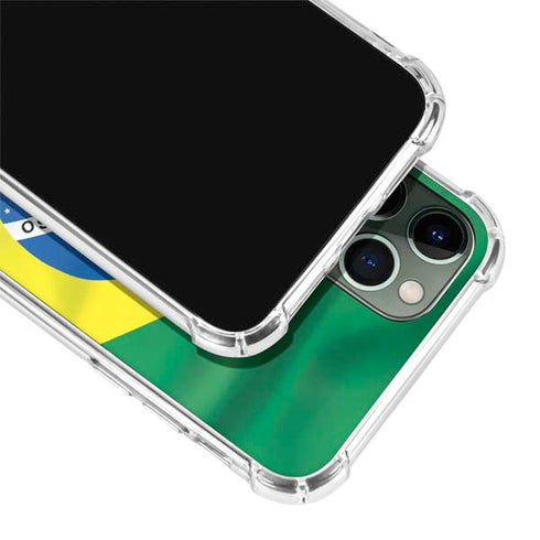 Brazil Flag iPhone 12 Pro Max Clear Case